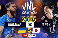 Link trực tiếp giải bóng chuyền VNL 2025 hôm nay: Nhật Bản vs Ukraine