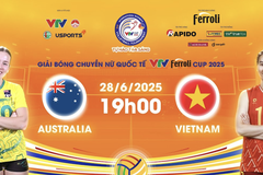 Link trực tiếp bóng chuyền VTV Cup hôm nay: Việt Nam vs Úc