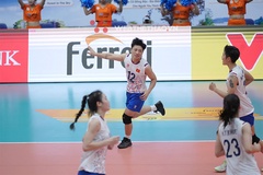 Bóng chuyền nữ U21 Việt Nam đánh bại Tứ Xuyên, có chiến thắng đầu tiên tại VTV Cup 2025