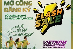 Mở cổng đăng ký FLASH SALE của Giải bán marathon Quốc tế Việt Nam 2026