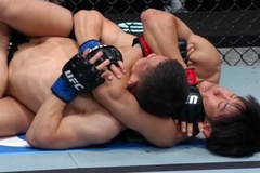 Tài năng MMA Nhật Tatsuro Taira thực hiện cú "bẻ hàm" cực hiếm ở UFC