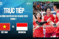Link trực tiếp bóng chuyền nữ SEA V.League hôm nay 9/8: Việt Nam vs Indonesia