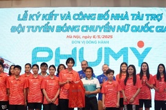 Nhà tài trợ Phú Mỹ cùng góp viên gạch tạo nấc thang lịch sử mới cho tuyển bóng chuyền nữ Việt Nam