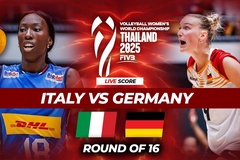 Link trực tiếp giải bóng chuyền vô địch thế giới hôm nay: Ý vs Đức