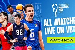 Lịch thi đấu giải bóng chuyền nam vô địch thế giới 2025 mới nhất