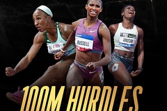 Huỳnh Thị Mỹ Tiên đối mặt đường chạy 100m rào nữ "nóng" khó tin ở giải điền kinh thế giới