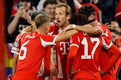 Harry Kane phá kỷ lục Champions League của Beckham sau cú đúp cho Bayern Munich