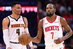 Chuyển nhượng NBA: Kevin Durant " mở lòng" tái hợp với Russell Westbrook tại Houston Rockets