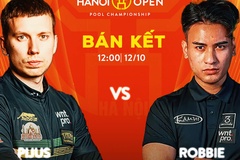 Lịch thi đấu bán kết và chung kết Hanoi Open Pool 2025