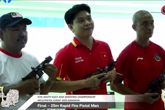 Bắn súng Việt Nam có thêm HCV khi áp đảo nội dung 25m súng ngắn bắn nhanh ở giải Đông Nam Á