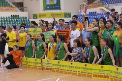 VTV Bình Điền Long An nhận mưa thưởng tiền tỷ sau chức vô địch bóng chuyền quốc gia