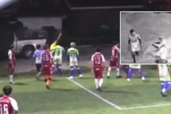 Sốc ở sân cỏ Thái Lan: Cầu thủ cầm dao định trả thù trọng tài sau thẻ đỏ