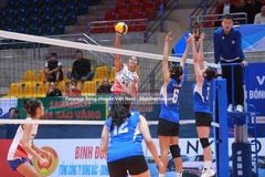 Hà Nội Tasco Auto huỷ diệt đối thủ ngày ra quân VCK bóng chuyền hạng A 2025