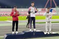 Bùi Tuấn Tú bứt tốc vòng cuối khó tin giành HCB điền kinh Đại hội Thể thao Trẻ châu Á