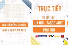 Link trực tiếp tứ kết giải bóng chuyền hạng A hôm nay: Hà Nội Tasco Auto vs Phú Thọ