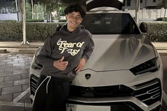Con trai Ronaldo Jr. gây sốc với Lamborghini đầu tiên ở tuổi 15