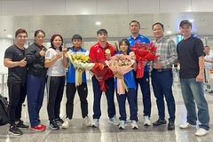 Chào đón HCV duy nhất của đoàn Thể thao Việt Nam ở Đại hội Thể thao Trẻ châu Á