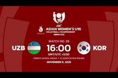 Link trực tiếp giải bóng chuyền U16 vô địch châu Á: Hàn Quốc vs Uzbekistan