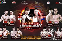 Trần Văn Thảo so tài võ sĩ Thái Lan tại sự kiện boxing Ho Tram Legendary