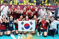 Hàn Quốc ngược dòng biến Nhật Bản thành nhà cựu vô địch bóng chuyền U16 châu Á