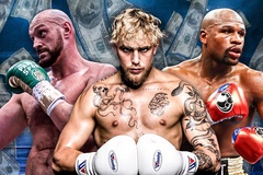 Usyk cùng Jake Paul và Tyson Fury vào top võ sỹ boxing giàu nhất