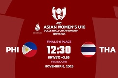 Link trực tiếp giải bóng chuyền U16 vô địch châu Á: Thái Lan tái đấu Philippines 