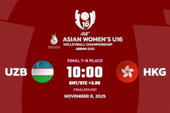 Link trực tiếp giải bóng chuyền U16 vô địch châu Á: Uzbekistan vs Hồng Kông Trung Quốc