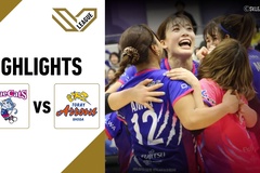 Highlight bóng chuyền VĐQG Nhật Bản: PFU BlueCats vs Torray Arrow