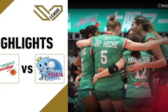 Highlight bóng chuyền VĐQG Nhật Bản: Osaka Marvelous vs Aqua Kurobe