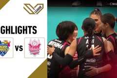 Highlight bóng chuyền VĐQG Nhật Bản: Ageo Saitama vs Victoria Himeji
