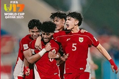 HLV U17 Indonesia nghẹn ngào xúc động với thắng lợi lịch sử ở World Cup