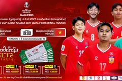 Ngỡ ngàng với giá vé xem tuyển Việt Nam thi đấu trên sân Lào