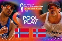 Highlight giải bóng chuyền bãi biển vô địch thế giới:  Mol, H./Berntsen vs. Mol, M./Mol