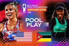 Highlight giải bóng chuyền bãi biển vô địch thế giới: Cannon/Kraft vs. Vanessa/Mucheza