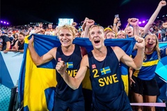 Nhà ĐKVĐ Olympic khởi đầu ấn tượng tại giải bóng chuyền bãi biển VĐTG 2025