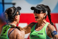 Bảng B giải bóng chuyền bãi biển VĐTG xác định 2 đội bóng đi tiếp