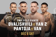 UFC 323: Toàn bộ Main Card chính thức tại Las Vegas ngày 7/12
