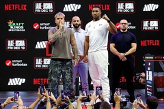 Những bức ảnh gây sốc vì Jake Paul lép vế trước Anthony Joshua