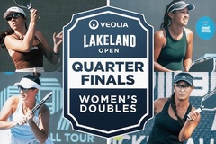 Waters – Bright và chị em nhà Kawamoto tái đấu ở chung kết đôi nữ Pickleball PPA Lakeland