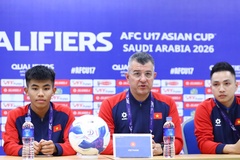 HLV Cristiano Roland hài lòng sau chiến thắng của U17 Việt Nam trước U17 Hồng Kông (TQ)