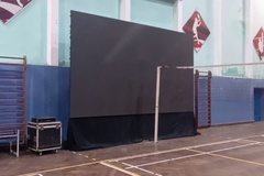 Đại học Huế lắp màn hình “siêu khủng” ngay trong đêm, chờ rước cúp về nhà