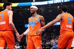 Khởi đầu 20-1 lịch sử: Oklahoma City Thunder trên đường phá vỡ mọi kỷ lục NBA