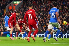 Bảng xếp hạng Ngoại hạng Anh sau khi Liverpool bị cầm chân, Chelsea thua đau