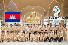 Campuchia đã đến Thái Lan dự SEA Games 33, gửi thông điệp tích cực giữa căng thẳng biên giới