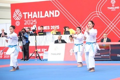 Trực tiếp SEA Games 33 sáng ngày 11-12: Đội quyền biểu diễn Kata nữ vào chung kết