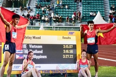 Điền kinh Việt Nam trả nợ kỷ lục Thái Lan nội dung 4x400m SEA Games