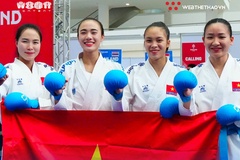 Karate tiếp tục giành Vàng SEA Games 33 nội dung Kumite đồng đội nữ