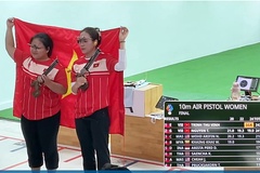 Siêu kịch tính Trịnh Thu Vinh giành HCV phá kỷ lục SEA Games 10m súng ngắn hơi