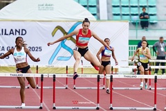 Khoảnh khắc ăn mừng chức vô địch SEA Games 33 đầy cảm xúc của Quách Thị Lan