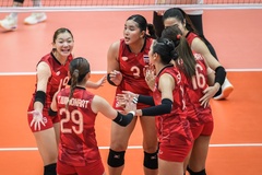 Bóng chuyền nữ Thái Lan đánh giá cao Việt Nam trước trận chung kết SEA Games 33